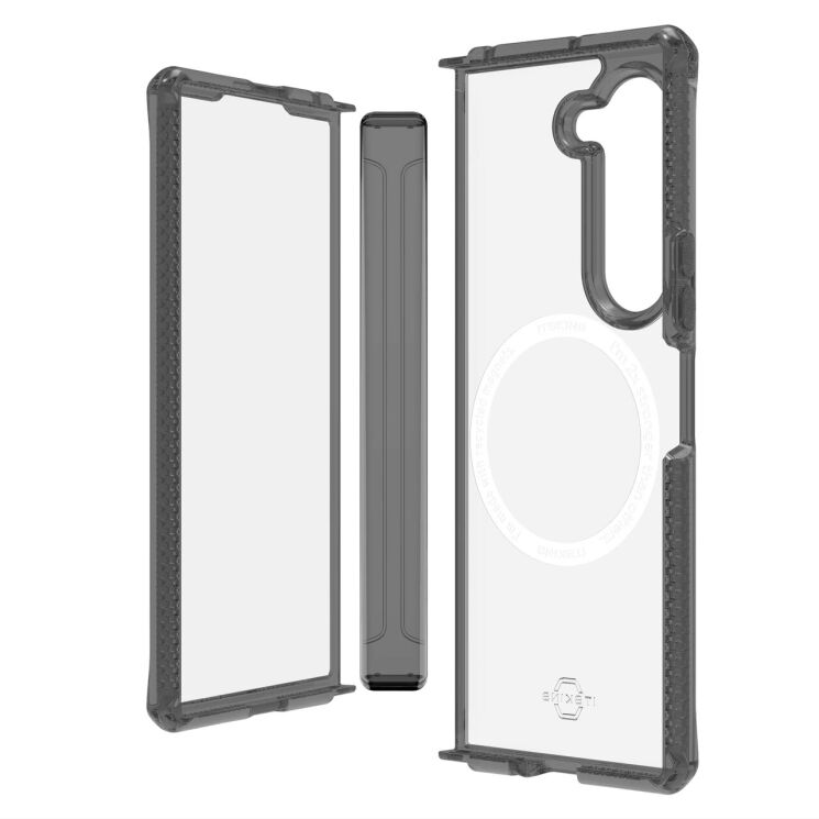 Захисний чохол ItSkins Hybrid R Hinge with MagSafe для Samsung Galaxy Fold 6 (SGQ6-HIMCL-BKTR) - Clear Smoke (357674C) Захисний чохол ItSkins Hybrid R Hinge with MagSafe для Samsung Galaxy Fold 6 (SGQ6-HIMCL-BKTR) - Clear Smoke: фото 2 з 6