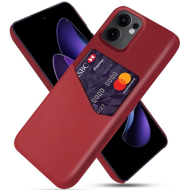 Защитный чехол KSQ Business Pocket для OPPO Reno 13 F/FS 5G - Red: фото 1 из 4