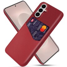 Защитный чехол KSQ Business Pocket для Samsung Galaxy S26 Plus - Red: фото 1 из 4