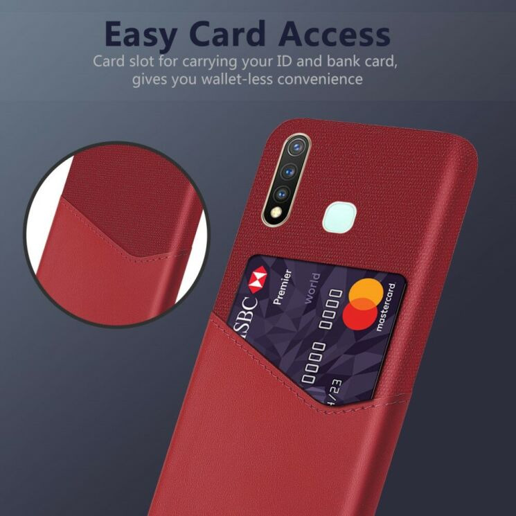Захисний чохол KSQ Business Pocket для VIVO Y19 - Red: фото 4 з 4