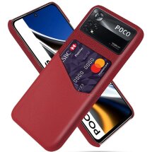 Защитный чехол KSQ Business Pocket для Xiaomi Poco X4 Pro - Red: фото 1 из 4