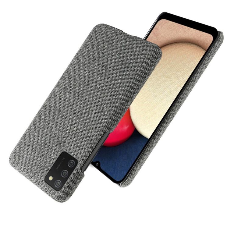 Защитный чехол KSQ Cloth Style для Samsung Galaxy A02s (A025) - Grey: фото 2 из 6