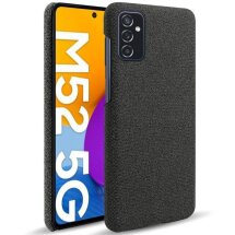 Захисний чохол KSQ Cloth Style для Samsung Galaxy M52 (M526) - Black: фото 1 з 5