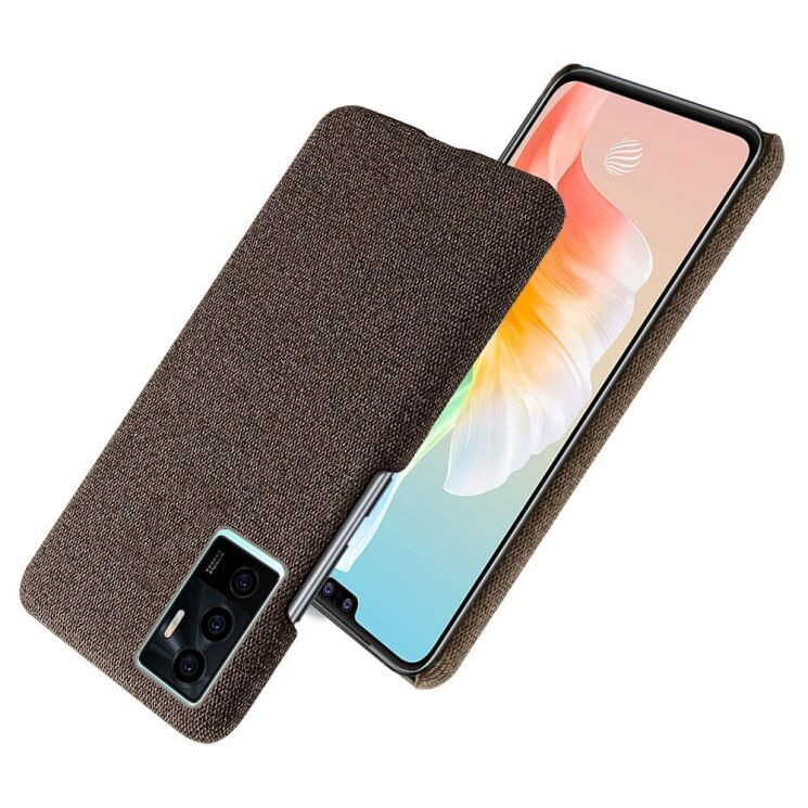 Защитный чехол KSQ Cloth Style для VIVO V23e - Brown: фото 2 из 6