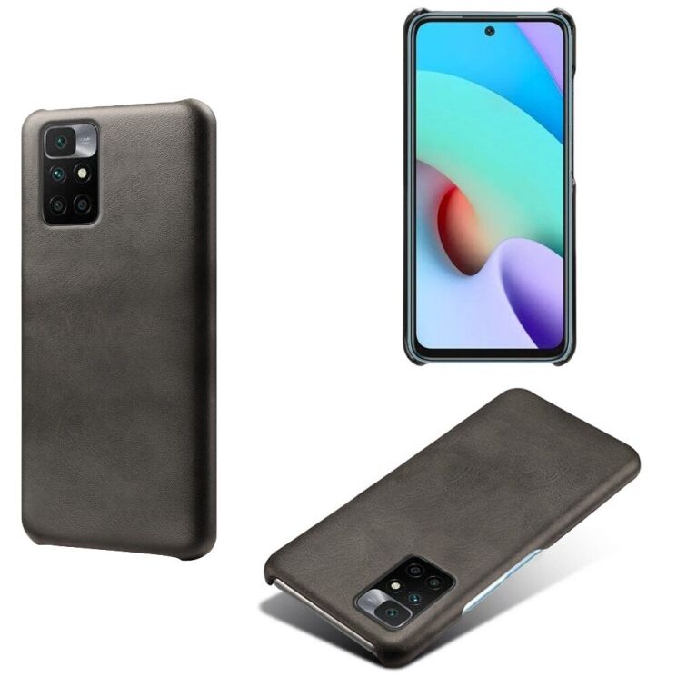 Захисний чохол KSQ Leather Cover для Xiaomi Redmi 10 / 10 (2022) / 10 Prime - Black: фото 2 з 4