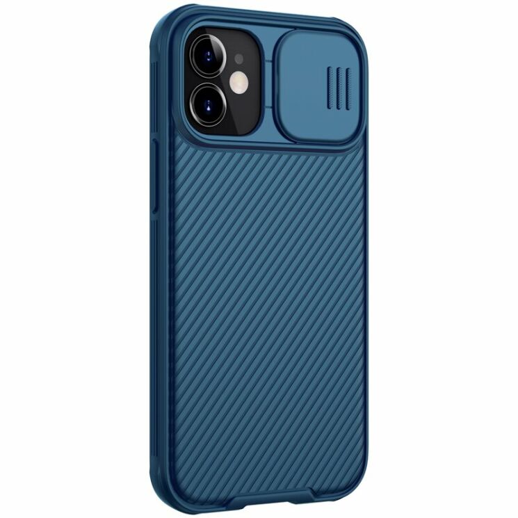 Захисний чохол NILLKIN CamShield Pro для Apple iPhone 12 - Blue: фото 3 з 15