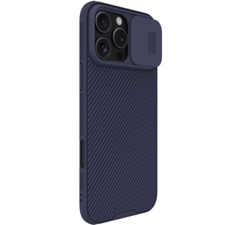 Защитный чехол NILLKIN CamShield Pro (with MagSafe Support) для Apple iPhone 16 Pro Max - Purple: фото 3 из 19