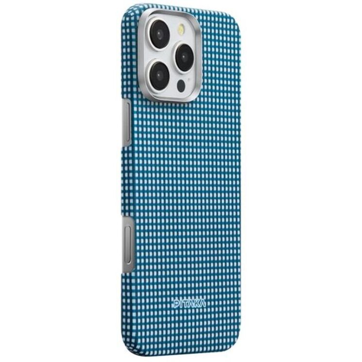 Защитный чехол Pitaka Ultra-Slim Case для Apple iPhone 16 Pro KI1601POCE - Ocean Blue: фото 2 из 9