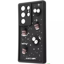 Защитный чехол Pretty Things Case для Samsung Galaxy S25 Ultra (S938) - Black / Coffee: фото 1 из 6
