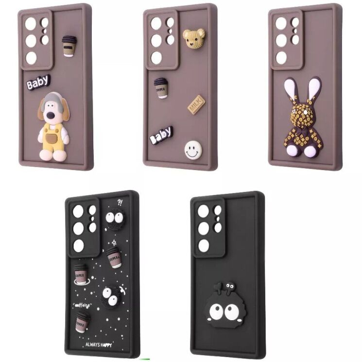 Защитный чехол Pretty Things Case для Samsung Galaxy S25 Ultra (S938) - Brown / Bear: фото 2 из 6