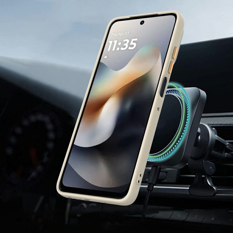 Защитный чехол Reframe Draco Casе для Motorola Edge 70 Pro - White: фото 7 из 7