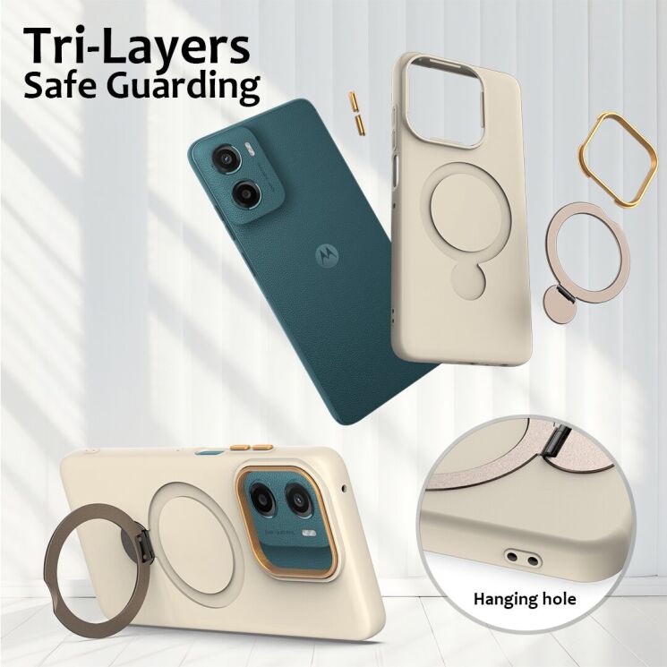 Захисний чохол Reframe Draco Casе для Motorola Moto G05 / Moto E15 - Black: фото 7 з 7