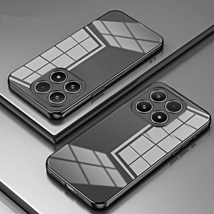 Захисний чохол Reframe Electroplating Frame для Xiaomi 17 - Black: фото 2 з 7