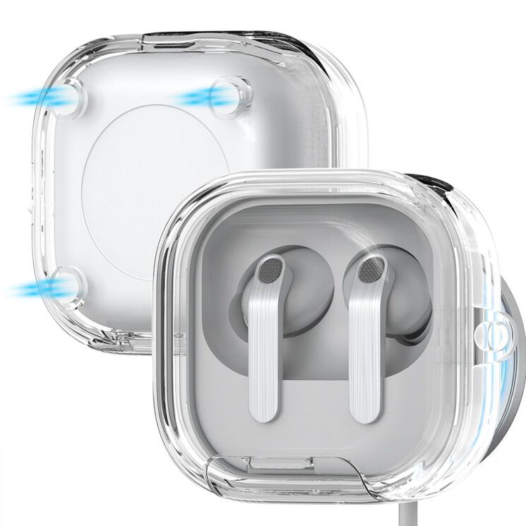 Защитный чехол Reframe Lucid Case для Samsung Galaxy Buds 4 / Buds 4 Pro - Transparent (407424T) Защитный чехол Reframe Lucid Case для Samsung Galaxy Buds 4 / Buds 4 Pro - Transparent: фото 2 из 10