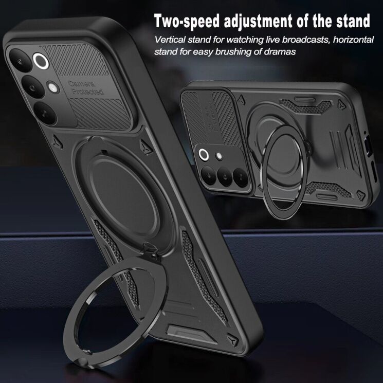 Защитный чехол Reframe Shockproof Case для Realme C85 Pro - Black: фото 5 из 8