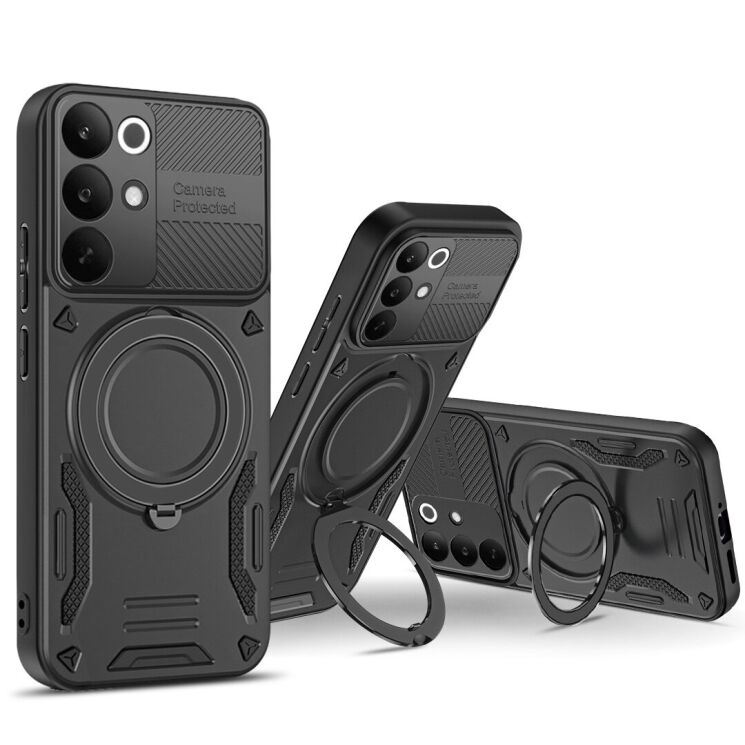 Защитный чехол Reframe Shockproof Case для Realme C85 Pro - Black: фото 2 из 8