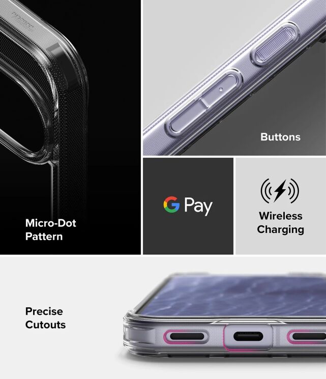 Защитный чехол Ringke Fusion для Google Pixel 11 (8800380461284) - Matte Clear: фото 12 из 16