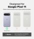Защитный чехол Ringke Fusion для Google Pixel 11 (8800380461284) - Matte Clear (425030MC). Фото 3 из 16