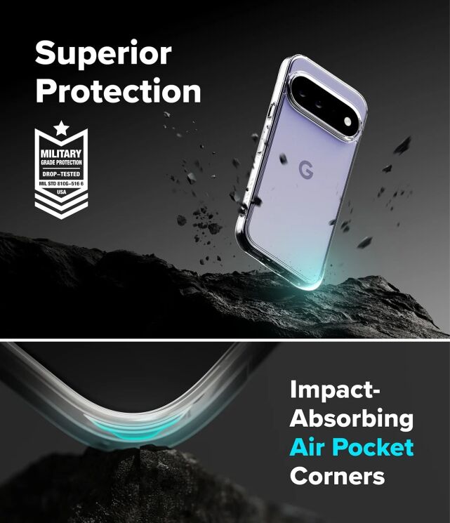 Защитный чехол Ringke Fusion для Google Pixel 11 (8800380461284) - Matte Clear: фото 6 из 16