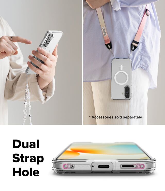 Захисний чохол Ringke Fusion Magnetic для Samsung Galaxy A57 (A576) 8800328817944 - Clear (409914C) Захисний чохол Ringke Fusion Magnetic для Samsung Galaxy A57 (A576) 8800328817944 - Clear: фото 10 з 15