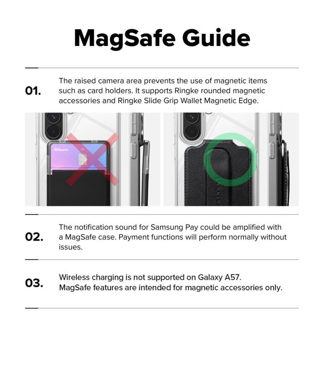 Захисний чохол Ringke Fusion Magnetic для Samsung Galaxy A57 (A576) 8800328817944 - Clear (409914C) Захисний чохол Ringke Fusion Magnetic для Samsung Galaxy A57 (A576) 8800328817944 - Clear: фото 14 з 15