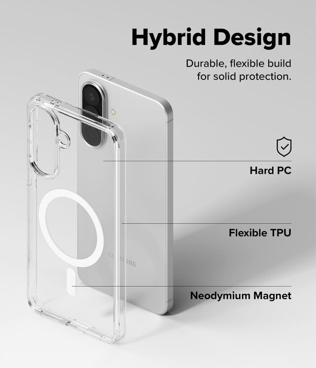 Захисний чохол Ringke Fusion Magnetic для Samsung Galaxy A57 (A576) 8800328817944 - Clear (409914C) Захисний чохол Ringke Fusion Magnetic для Samsung Galaxy A57 (A576) 8800328817944 - Clear: фото 8 з 15