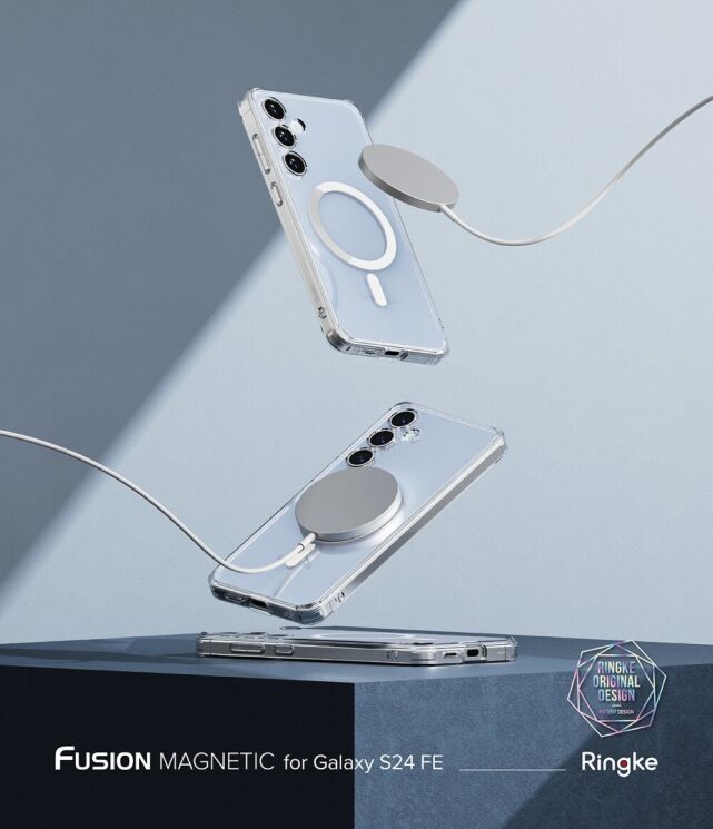 Захисний чохол Ringke Fusion Magnetic для Samsung Galaxy S24 FE (S721) 8800274964600 - Clear: фото 5 з 19