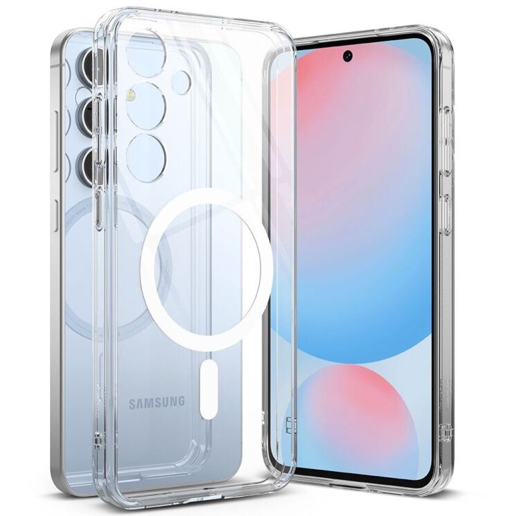 Захисний чохол Ringke Fusion Magnetic для Samsung Galaxy S24 FE (S721) 8800274964600 - Clear: фото 1 з 19