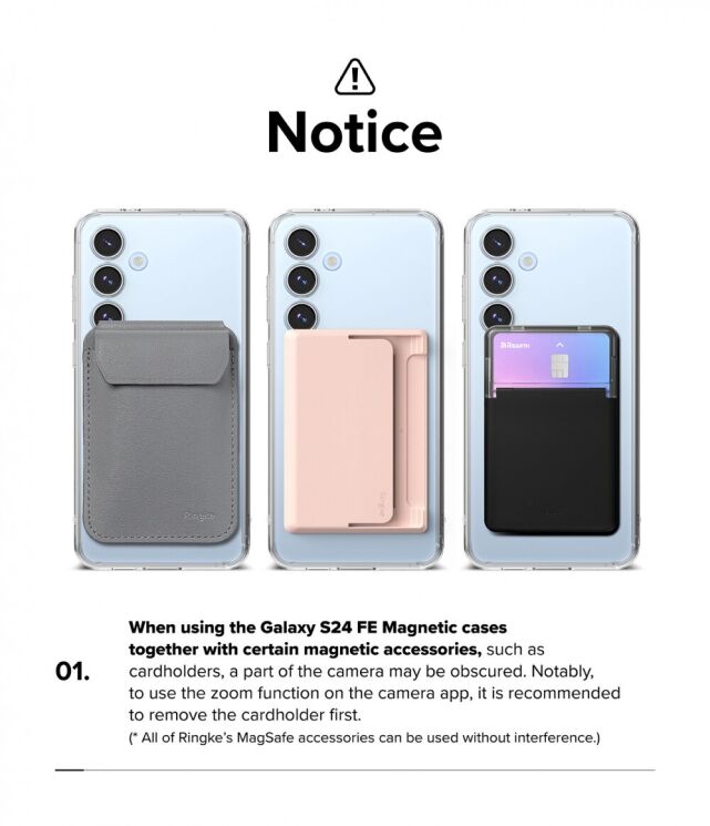 Захисний чохол Ringke Fusion Magnetic для Samsung Galaxy S24 FE (S721) 8800274964600 - Clear: фото 19 з 19
