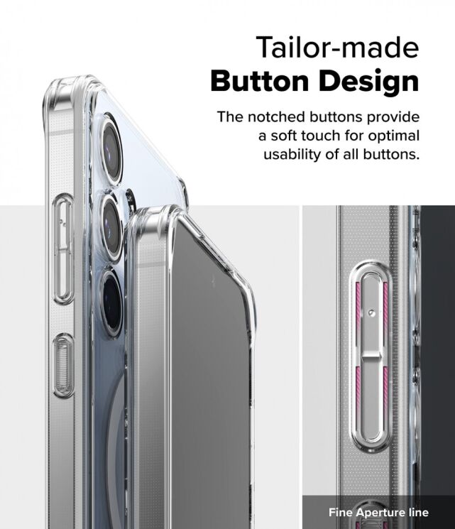 Захисний чохол Ringke Fusion Magnetic для Samsung Galaxy S24 FE (S721) 8800274964600 - Clear: фото 15 з 19