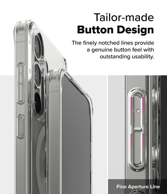 Захисний чохол Ringke Fusion Magnetic для Samsung Galaxy S25 Plus (S936) 8800274968523 - Clear: фото 12 з 17