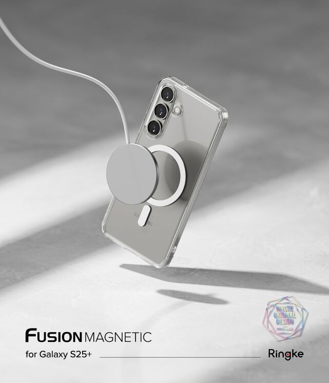 Захисний чохол Ringke Fusion Magnetic для Samsung Galaxy S25 Plus (S936) 8800274968523 - Clear: фото 2 з 17