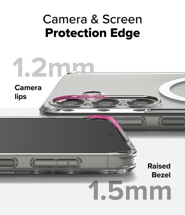 Захисний чохол Ringke Fusion Magnetic для Samsung Galaxy S25 Plus (S936) 8800274968523 - Clear: фото 9 з 17