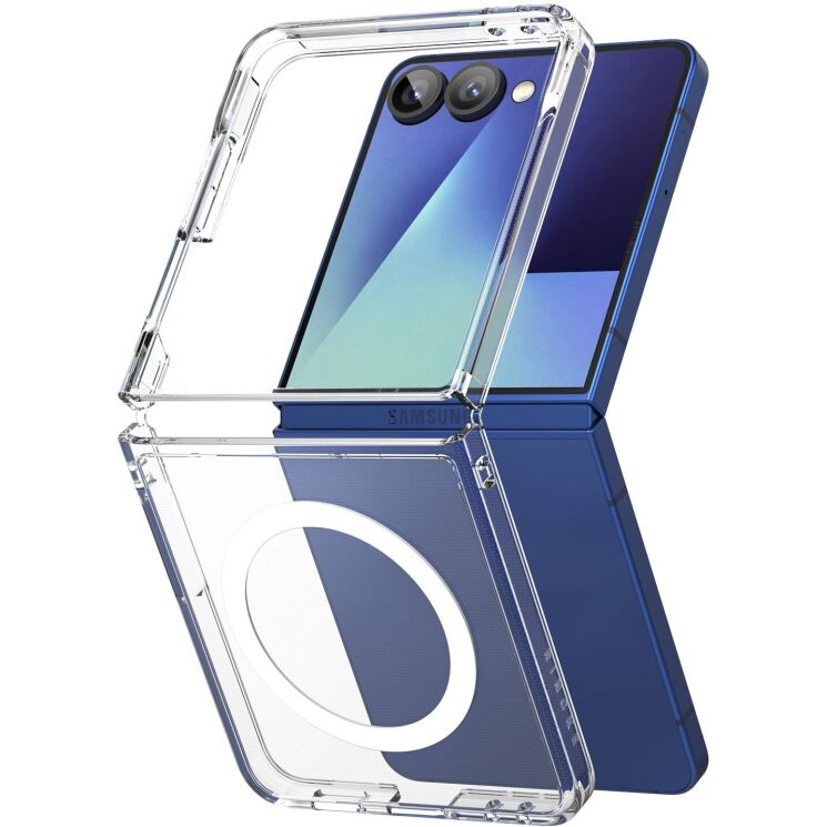 Захисний чохол Ringke Fusion Magnetic (FF) для Samsung Galaxy Flip 7 (8800293855613) - Clear: фото 1 з 21