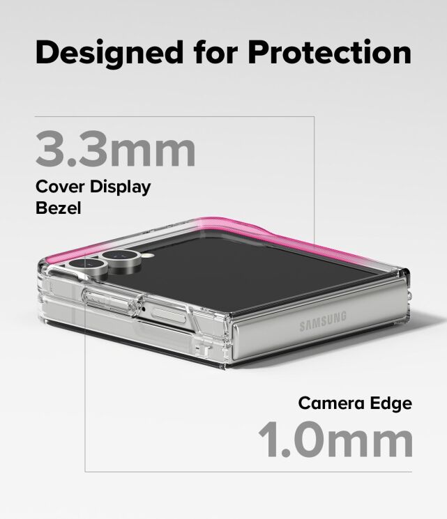 Захисний чохол Ringke Fusion Magnetic (FF) для Samsung Galaxy Flip 7 (8800293855613) - Clear: фото 13 з 21