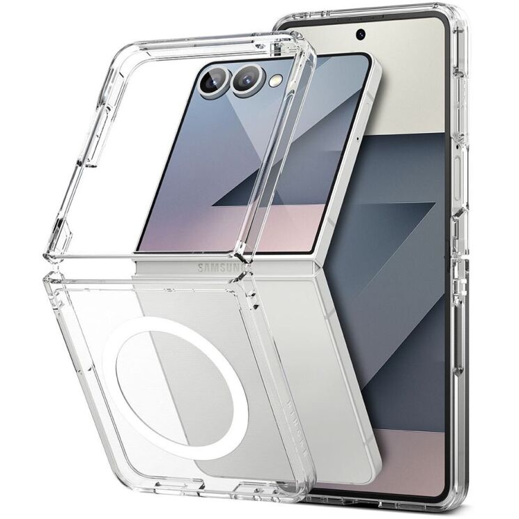 Захисний чохол Ringke Fusion Magnetic (FF) для Samsung Galaxy Flip 7 (8800293855613) - Clear: фото 2 з 21