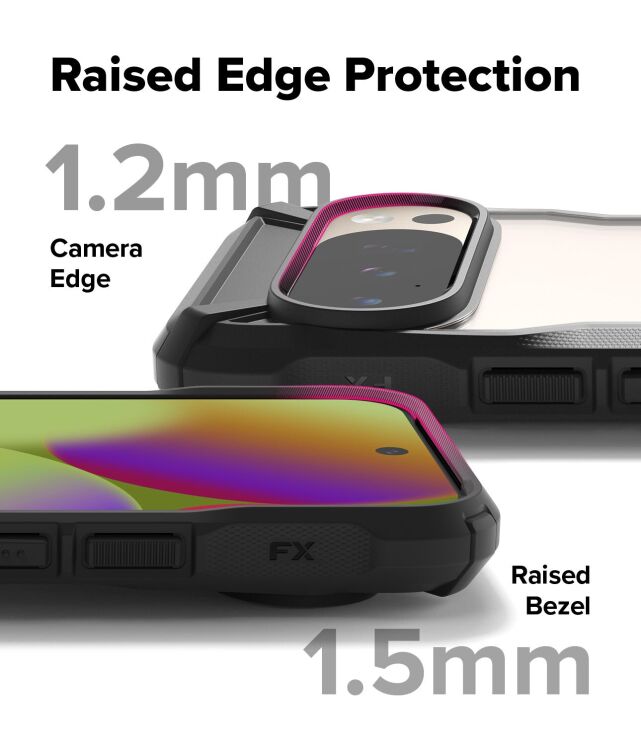 Защитный чехол Ringke Fusion X для Google Pixel 10 / 10 Pro (8800293857044) - Black: фото 8 из 15