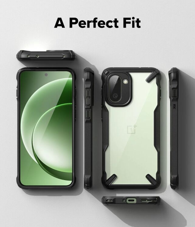 Защитный чехол Ringke Fusion X для OnePlus 15R (8800328817579) - Black: фото 2 из 10