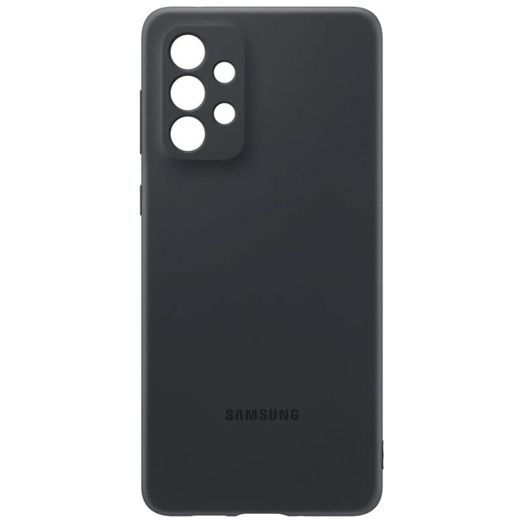 Защитный чехол Silicone Cover для Samsung Galaxy A73 (A736) EF-PA736TBEGRU - Black: фото 4 из 5
