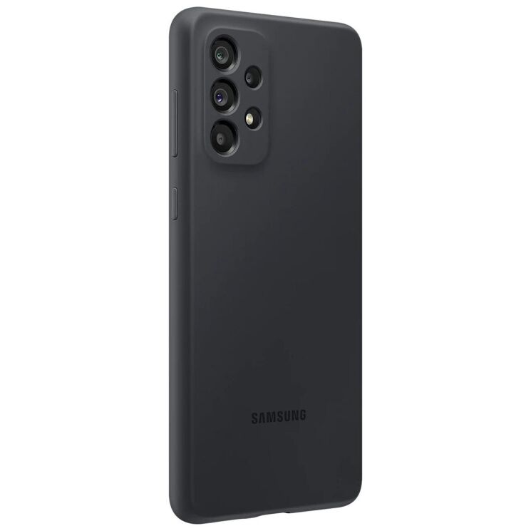 Защитный чехол Silicone Cover для Samsung Galaxy A73 (A736) EF-PA736TBEGRU - Black: фото 3 из 5