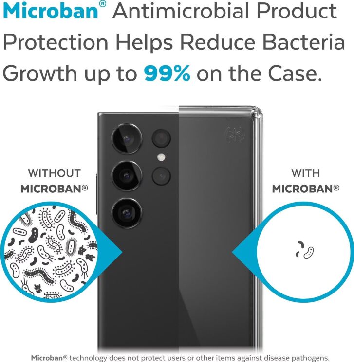 Захисний чохол Speck Presidio Perfect для Samsung Galaxy S23 Ultra (S918) 150345-5085 - Clear: фото 10 з 12