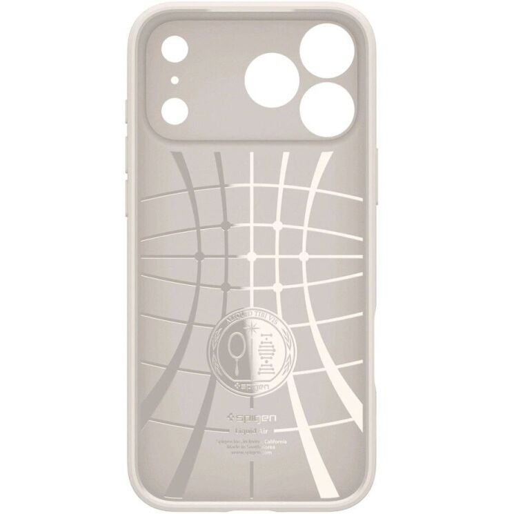 Защитный чехол Spigen Liquid Air для iPhone 18 Pro Max (ACS12114) - Natural Titanium: фото 3 из 12