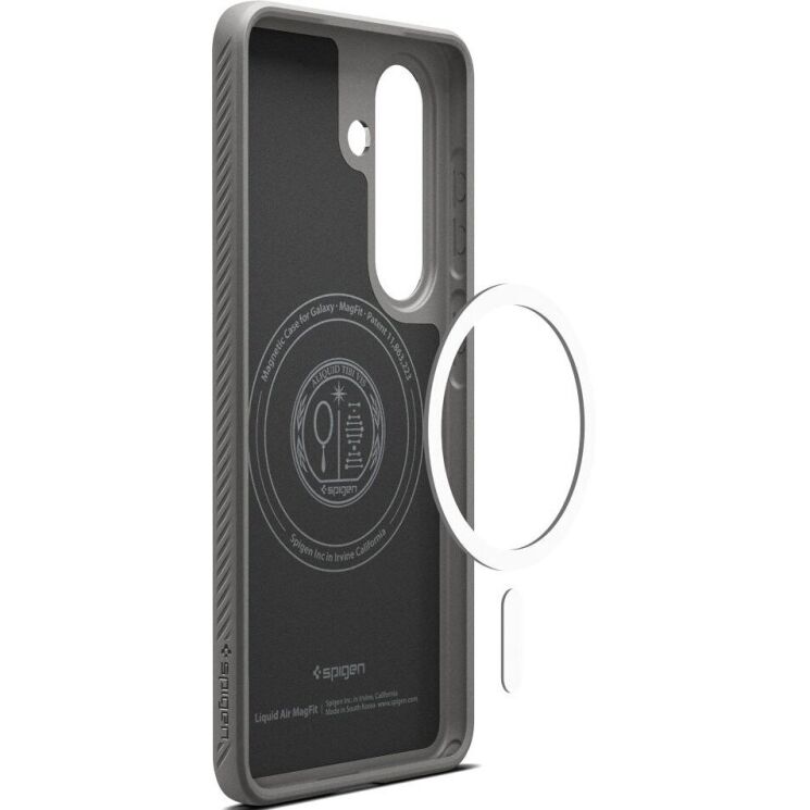 Защитный чехол Spigen Liquid Air (MagFit) для Samsung Galaxy S26 Plus (S947) ACS10705 - Marble Grey: фото 4 из 16
