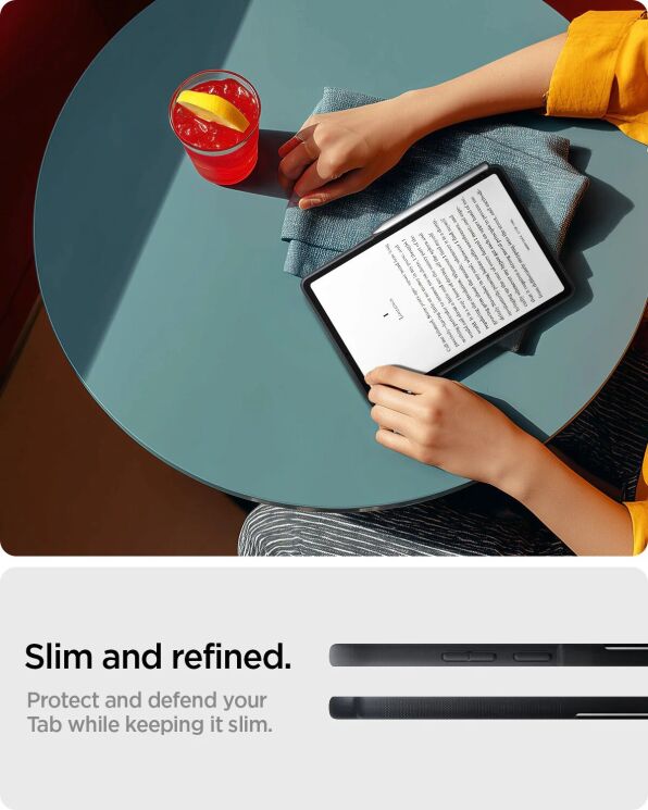 Захисний чохол Spigen Nano Pop (FT) для Samsung Galaxy Tab S11 (X730/X736) ACS10214 - Black Sesame: фото 11 з 13