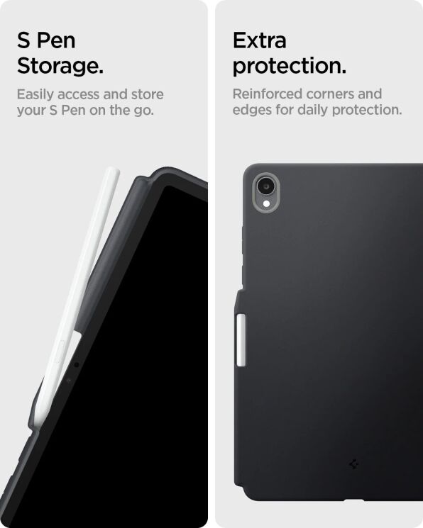 Захисний чохол Spigen Nano Pop (FT) для Samsung Galaxy Tab S11 (X730/X736) ACS10214 - Black Sesame: фото 13 з 13