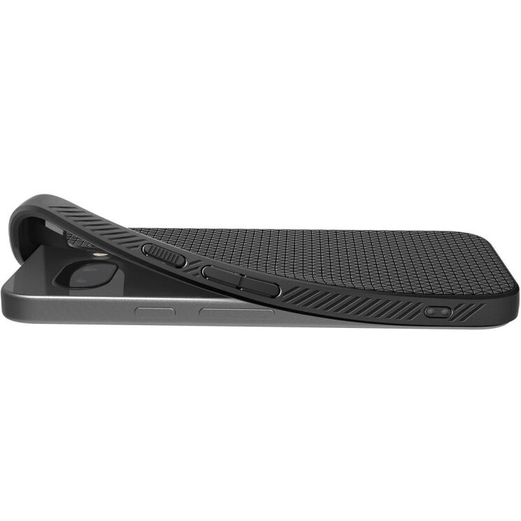 Защитный чехол Spigen (SGP) Liquid Air для Google Pixel 9a (ACS09039) - Matte Black: фото 10 из 17