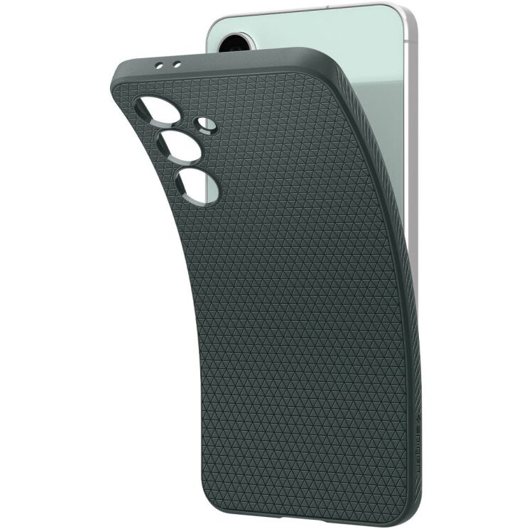Защитный чехол Spigen (SGP) Liquid Air для Samsung Galaxy S24 FE (S721) - Green: фото 4 из 18