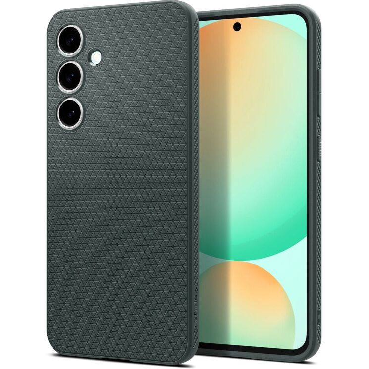 Защитный чехол Spigen (SGP) Liquid Air для Samsung Galaxy S24 FE (S721) - Green: фото 1 из 18
