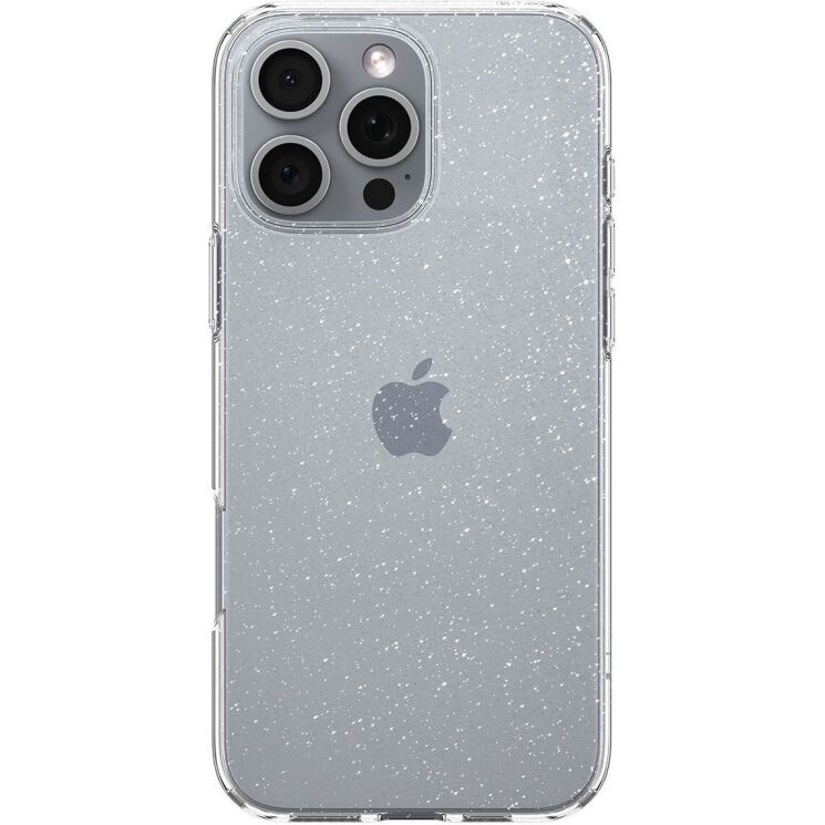 Защитный чехол Spigen (SGP) Liquid Crystal Glitter для Apple iPhone 16 Pro - Crystal Quartz: фото 2 из 14