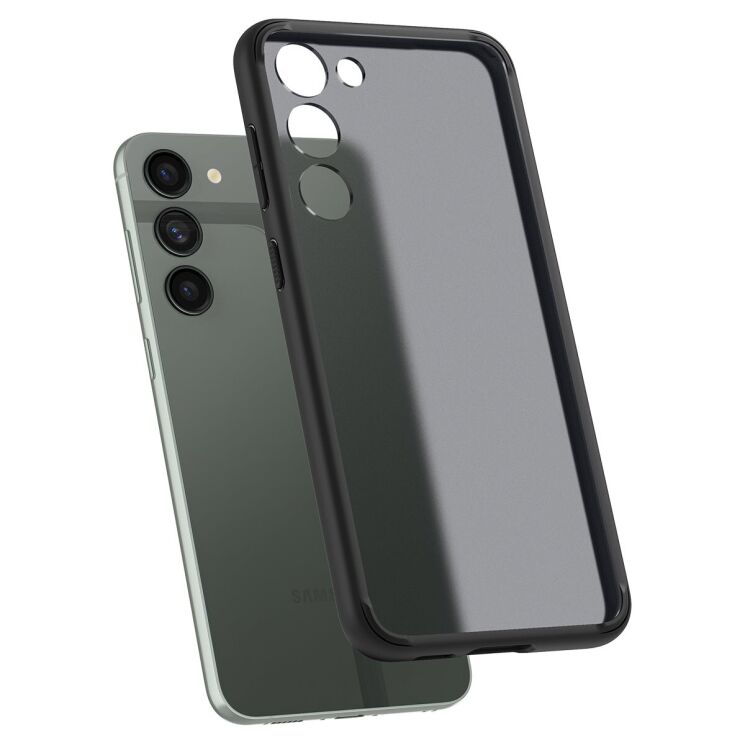 Защитный чехол Spigen (SGP) Ultra Hybrid для Samsung Galaxy S23 (S911) - Frost Black: фото 4 из 17